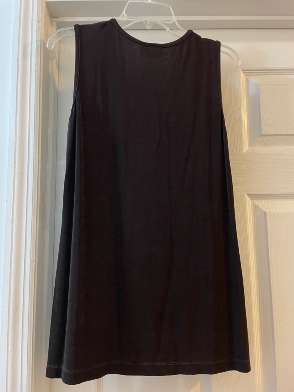 Carole Little Black Ribbed Top (0005) - Picture 2 of 3